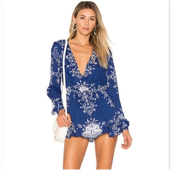 Lovers + Friends Pants - Lovers + Friends Spring Blossom Romper REVOLVE